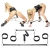 Комплект наручников и наножников с распорками Spread  em Bar and Cuff Set - Pipedream - купить с доставкой в Новочебоксарске