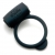 Темно-серое эрекционное кольцо Vibrating Love Ring с вибрацией - Fifty Shades of Grey - в Новочебоксарске купить с доставкой