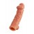 Насадка на фаллос с отверстием для мошонки EXTREME SLEEVE - 17,6 см. - KOKOS - в Новочебоксарске купить с доставкой