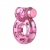 Розовое эрекционное виброкольцо Pink Bear - Baile - в Новочебоксарске купить с доставкой