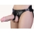 Гигантский фаллоимитатор на присоске в комплекте с трусиками - 26 см. - LOVETOY (А-Полимер) - купить с доставкой в Новочебоксарске