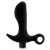 Черный анальный вибратор Silicone Vibrating Prostate Massager 01 - 10,8 см. - Blush Novelties - в Новочебоксарске купить с доставкой