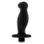 Черный анальный вибромассажёр Silicone Vibrating Prostate Massager 02 - 10,8 см. - Blush Novelties - в Новочебоксарске купить с доставкой