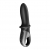 Черный анальный вибратор Hot Passion с функцией нагрева - Satisfyer - в Новочебоксарске купить с доставкой