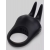 Черное эрекционное виброкольцо Sensation Rechargeable Vibrating Rabbit Love Ring - Fifty Shades of Grey - в Новочебоксарске купить с доставкой