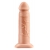 Телесный реалистичный фаллоимитатор с полостью Silicone Hollow Extension - 20 см. - Pipedream - купить с доставкой в Новочебоксарске