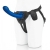Синяя насадка Remote Control P-Spot G-Spot с черными трусиками - 20 см. - Pegasus - купить с доставкой в Новочебоксарске