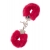 Металлические наручники с красной меховой опушкой METAL HANDCUFF WITH PLUSH RED - Dream Toys - купить с доставкой в Новочебоксарске