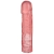 Розовая фаллическая насадка Vac-U-Lock 8  Crystal Jellies Dong - 20,3 см. - Doc Johnson - купить с доставкой в Новочебоксарске