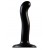 Черный фаллоимитатор-насадка Strap-On-Me P G spot Dildo size S - 16,4 см. - Strap-on-me - купить с доставкой в Новочебоксарске