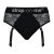 Черные трусики для насадок Diva Lingerie Harness - size M - Strap-on-me - купить с доставкой в Новочебоксарске