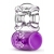 Фиолетовое эрекционное виброкольцо Pleaser Rechargeable C-Ring - Blush Novelties - в Новочебоксарске купить с доставкой