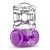 Фиолетовое эрекционное виброкольцо One Night Stand Vibrating C-Ring - Blush Novelties - в Новочебоксарске купить с доставкой