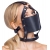 Черный намордник с кляпом-шаром Head Harness With A Gag - Orion - купить с доставкой в Новочебоксарске