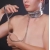 Серебристый ошейник из искусственной кожи - Sitabella - купить с доставкой в Новочебоксарске