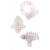 Набор из 3 прозрачных эрекционных колец с вибрацией Teasers Ring Kit - Chisa - в Новочебоксарске купить с доставкой