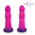 Розовый рельефный фантазийный фаллоимитатор - 20 см. - Bior toys - купить с доставкой в Новочебоксарске