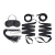 Эротический набор 4PC Bondage Bed Strap   Flogger Kit - Lux Fetish - купить с доставкой в Новочебоксарске