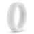Белое люминесцентное эрекционное кольцо Silicone Glo Cock Ring - Blush Novelties - в Новочебоксарске купить с доставкой
