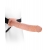 Фаллопротез телесного цвета Hollow Strap-On - 29 см. - Pipedream - купить с доставкой в Новочебоксарске