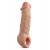 Телесная насадка-удлинитель Intrepid 9.25 Inch Realistic Penis Extender Sleeve - 23,5 см. - Blush Novelties - в Новочебоксарске купить с доставкой