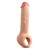 Телесная насадка-удлинитель Thrive 8.75 Inch Realistic Penis Extender Sleeve - 22,2 см. - Blush Novelties - в Новочебоксарске купить с доставкой