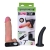 Страпон с 2 насадками и вибрацией UniStrap - 19 и 12 см. - LOVETOY (А-Полимер) - купить с доставкой в Новочебоксарске