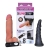 Страпон с 2 насадками и вибрацией UniStrap - 20 и 18 см. - LOVETOY (А-Полимер) - купить с доставкой в Новочебоксарске