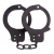 Чёрные наручники из листового металла BONDX METAL CUFFS BLACK - Dream Toys - купить с доставкой в Новочебоксарске