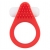 Красное эрекционное кольцо LIT-UP SILICONE STIMU RING 1 RED - Dream Toys - в Новочебоксарске купить с доставкой