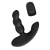 Черный силиконовый стимулятор простаты Levett Nitoc с пультом ДУ - Levett - в Новочебоксарске купить с доставкой
