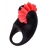 Чёрно-красное эрекционное виброкольцо Erotist - Erotist Adult Toys - в Новочебоксарске купить с доставкой