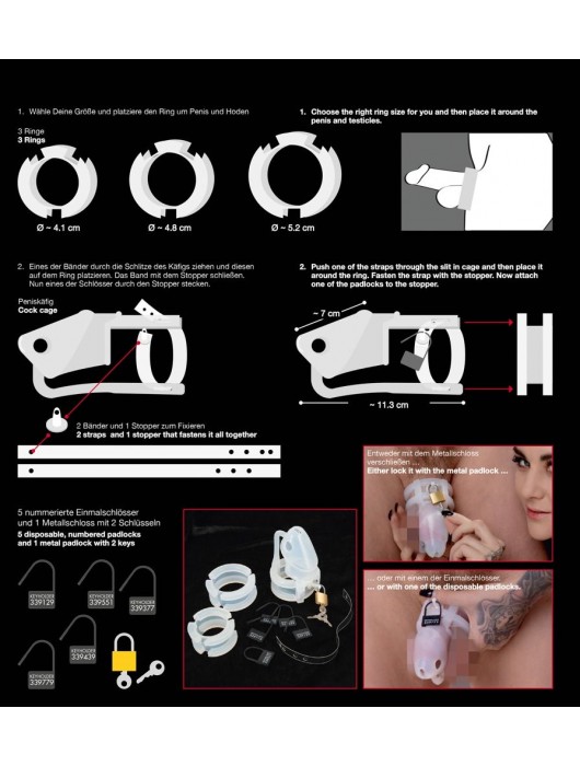 Набор для мужского пояса верности Cock Cage Set - Orion - купить с доставкой в Новочебоксарске