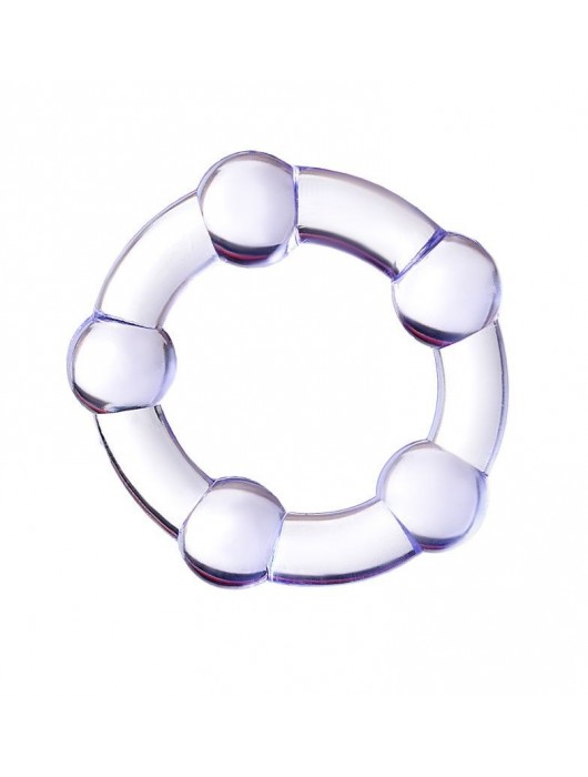 Фиолетовое эрекционное кольцо A-Toys - A-toys - в Новочебоксарске купить с доставкой