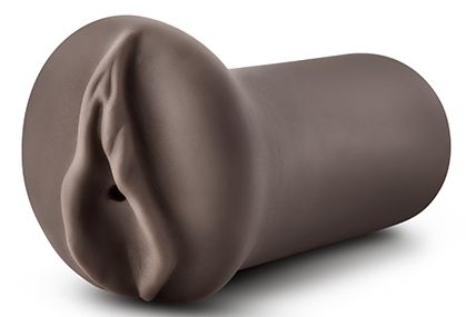 Коричневый мастубратор-вагина Nicole s Kitty - Blush Novelties - в Новочебоксарске купить с доставкой