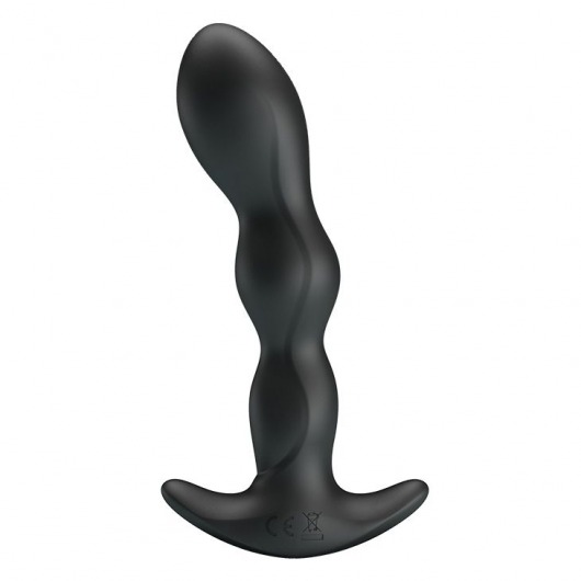 Черный анальный стимулятор простаты с вибрацией Special Anal Massager - 14,5 см. - Baile - в Новочебоксарске купить с доставкой