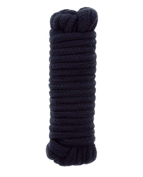 Чёрная веревка для связывания BONDX LOVE ROPE - 5 м. - Dream Toys - купить с доставкой в Новочебоксарске