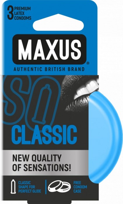 Классические презервативы в железном кейсе MAXUS Classic - 3 шт. - Maxus - купить с доставкой в Новочебоксарске