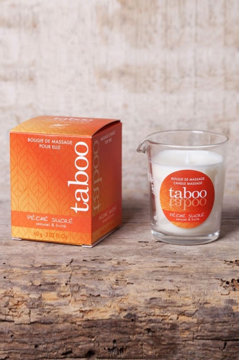 Массажное аромамасло с афродизиаками для женщин RUF Taboo Peche sucre - 60 гр. - RUF - купить с доставкой в Новочебоксарске