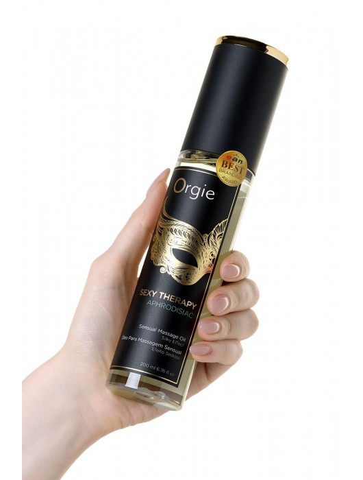 Минеральное массажное масло Orgie Sexy Therapy Afrodisiac - 200 мл. - ORGIE - купить с доставкой в Новочебоксарске