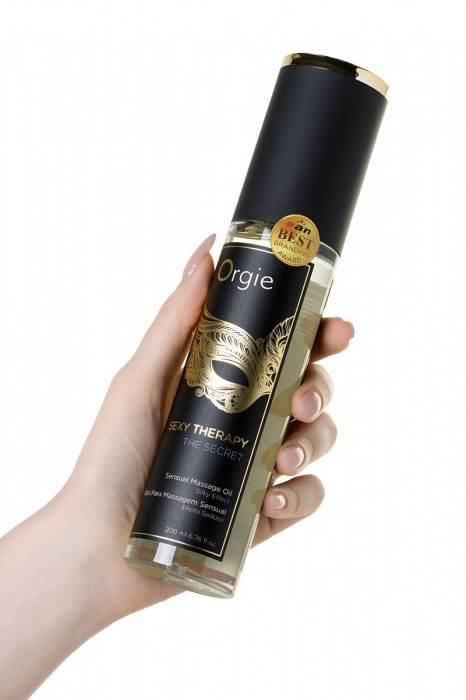 Минеральное массажное масло Orgie Sexy Therapy The Secret - 200 мл. - ORGIE - купить с доставкой в Новочебоксарске