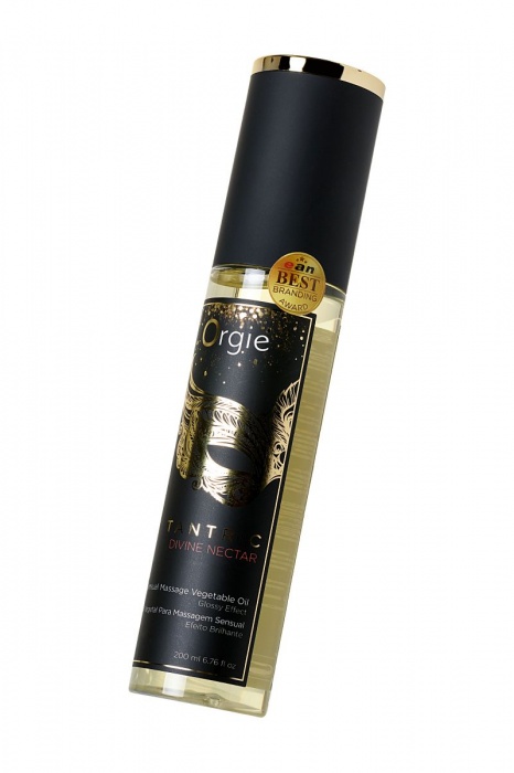 Растительное массажное масло Orgie Tantric Divine Nectar - 200 мл. - ORGIE - купить с доставкой в Новочебоксарске