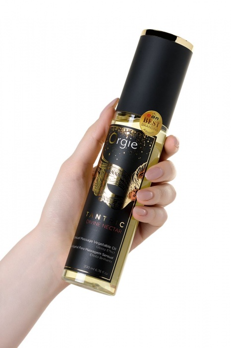 Растительное массажное масло Orgie Tantric Divine Nectar - 200 мл. - ORGIE - купить с доставкой в Новочебоксарске