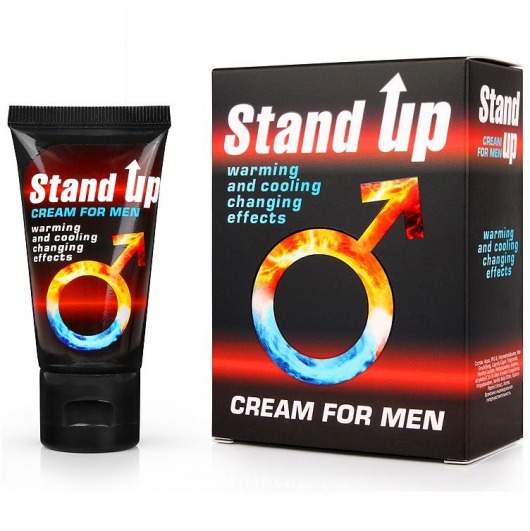 Возбуждающий крем для мужчин Stand Up - 25 гр. - Биоритм - купить с доставкой в Новочебоксарске
