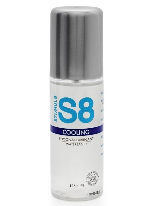 Охлаждающий лубрикант на водной основе S8 Cooling Lube - 125 мл. - Stimul8 - купить с доставкой в Новочебоксарске