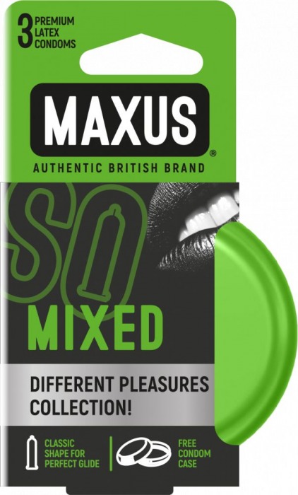 Презервативы в железном кейсе MAXUS Mixed - 3 шт. - Maxus - купить с доставкой в Новочебоксарске