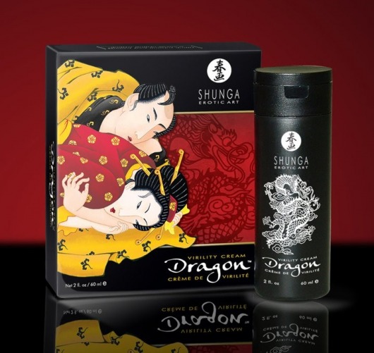 Интимный мужской крем  Дракон - Shunga - купить с доставкой в Новочебоксарске