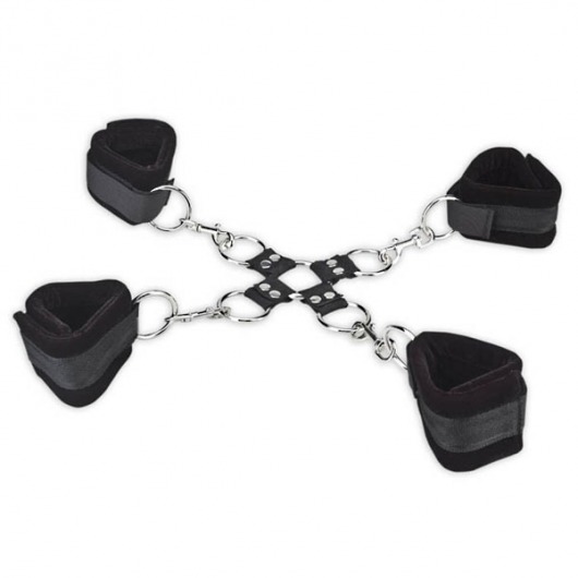 Комплект для сковывания из 5 предметов - Lux Fetish - купить с доставкой в Новочебоксарске