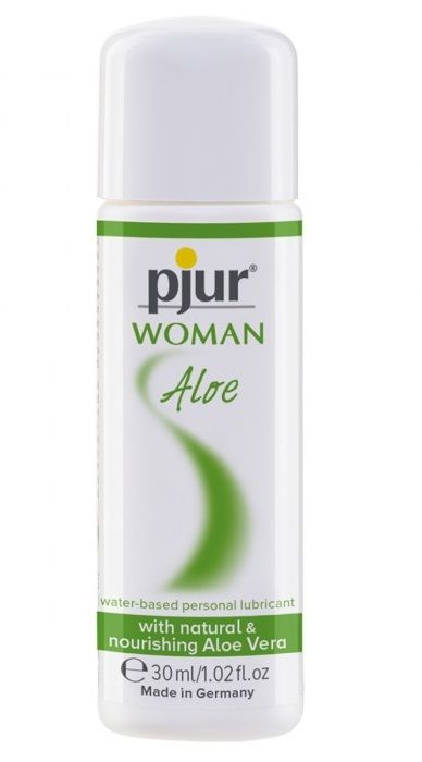 Лубрикант на водной основе pjur WOMAN Aloe - 30 мл. - Pjur - купить с доставкой в Новочебоксарске