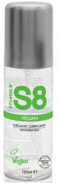 Веганский лубрикант на водной основе S8 Vegan Lube - 125 мл. - Stimul8 - купить с доставкой в Новочебоксарске
